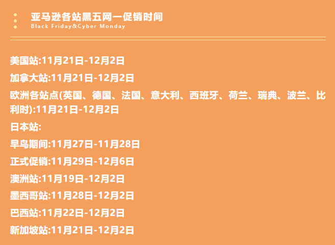 亚马逊黑五攻略，备战网一黑五攻略